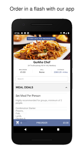 Android application Gurkha Chef screenshort