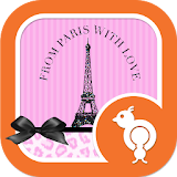 Paris With Love Theme SMS icon