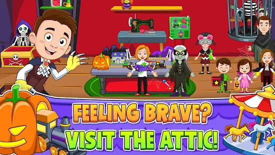 My Town Haunted House Scary Game for Kids v1.27 Mod (Unlocked) Apk