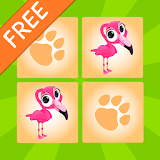 Kids Animal Matching Game Free icon