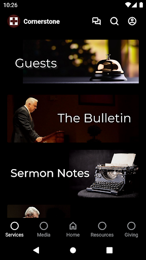 Android application Cornerstone Church of Orlando screenshort