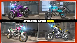 Biker racing motorbike 3D game - Screenshot 2