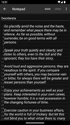 Notepad - simple notes screenshot