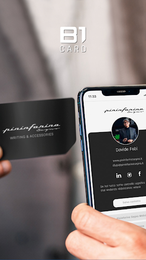 Android application B1card screenshort