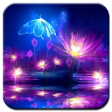 Lotus pond butterfly dance LWP icon
