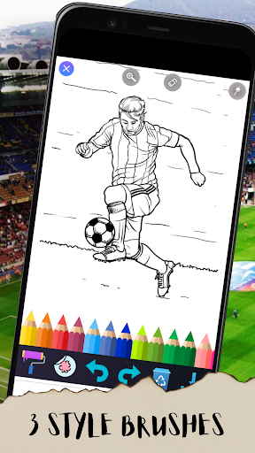 Football Coloring Page