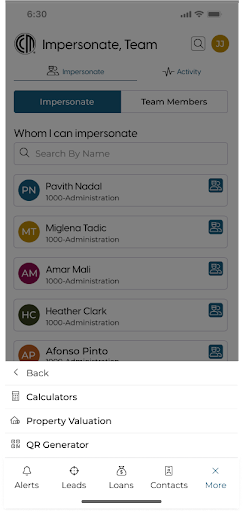 CCM Loan Officer Screen 2
