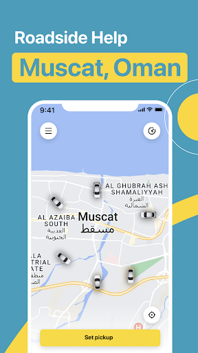 Android application Roadside Car Assistance Musaed screenshort