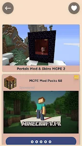 Portals Mod & Skins MCPE