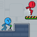 Red Blue Stickman: Escape Game APK