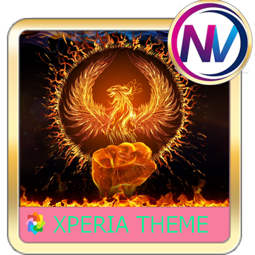 Phoenix Fire Xperia theme Windowsでダウンロード