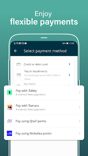Screenshot of Almosafer: Flights & Stays