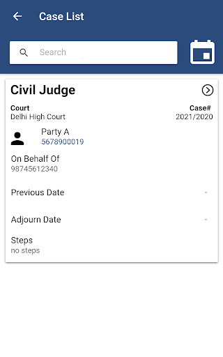 Lawyer Diary Screen 3