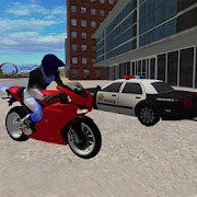 Bike Rider vs Cop Car City Police Chase