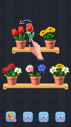 Android application Blossom Sort® - Flower Games screenshort