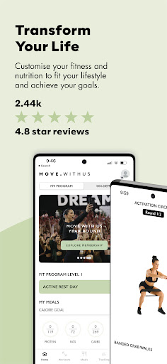 Screenshot of Move With Us