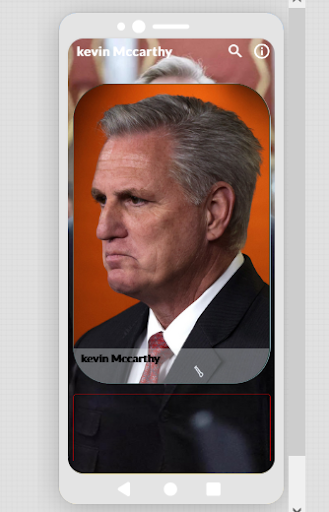 Android application Kevin Mccarthy Biography screenshort