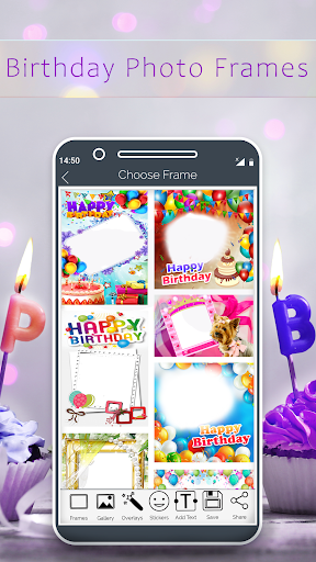 Android application Birthday Photo Frames screenshort