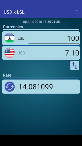 US Dollar to Lesotho Loti Screen 2