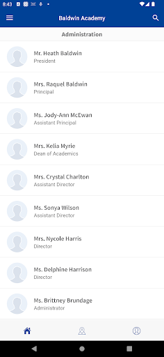 Screenshot of Baldwin Academy Bears