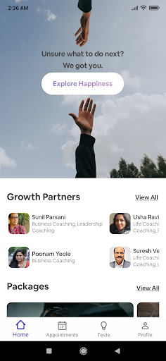 Evolve Professional Growth Screen 3