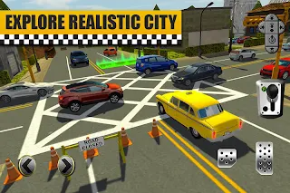 Bus & Taxi Driving Simulator - Screenshot 1