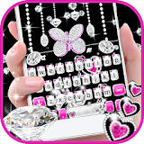 Diamond Butterfly Hearts Keyboard Theme icon