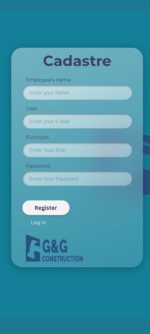 Android application G&G Construction screenshot