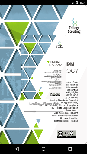 Android application Learn Biology screenshort
