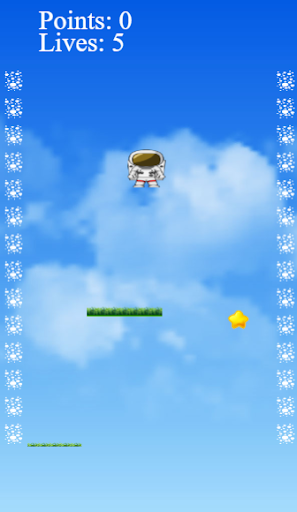 Galaxy astronaut descend