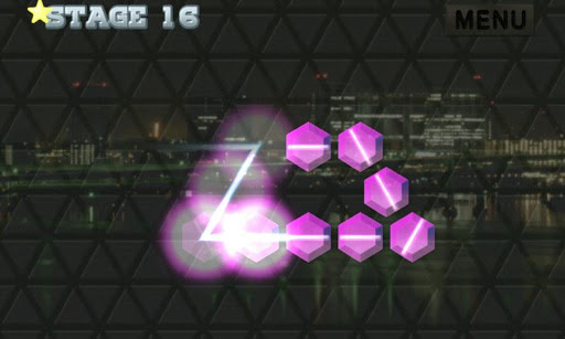 Android application 反射パズル　ISHIKARI（いしかり） screenshort