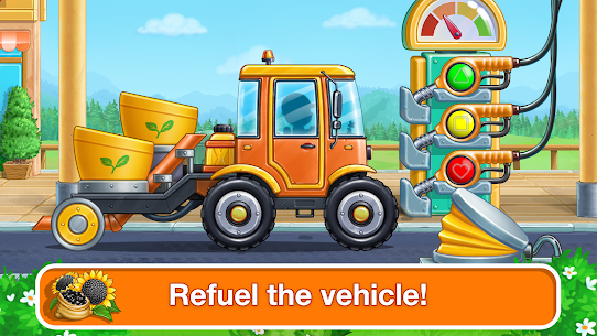 Tractor, car: kids farm games 5