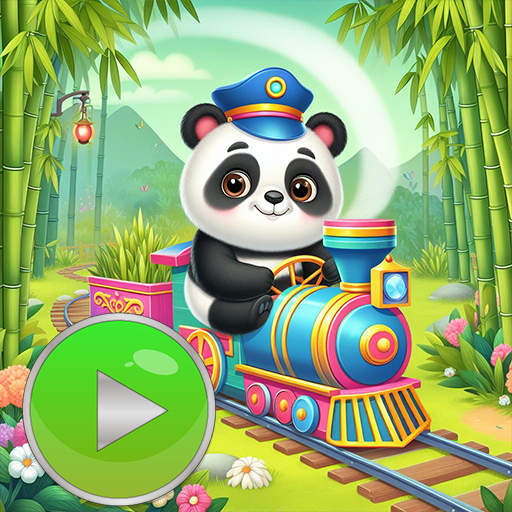 Panda Train Puzzle Game