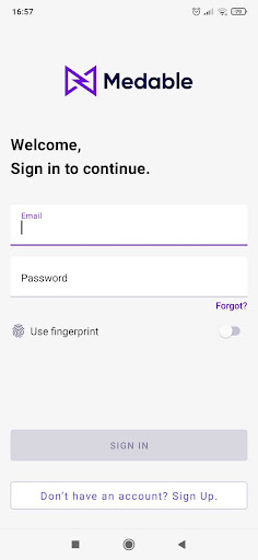 Android application AFX3772-003 Patient App screenshort