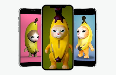 Banana Cat Wallpapers 4K HD
