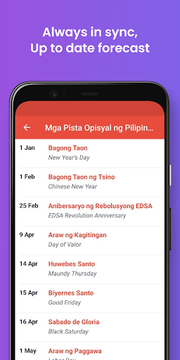 Philippines Holidays 2023 Screen 3