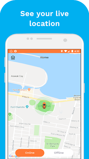 Android application KRAVEN: Driver screenshort