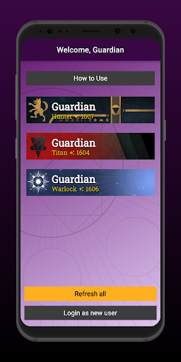 Android application Armor Optimizer for Destiny 2 screenshort
