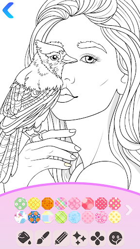 coloring pages for girls Screen 2