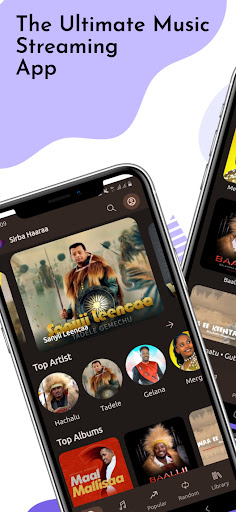 Android application Sirba Haaraa - Oromo music screenshort