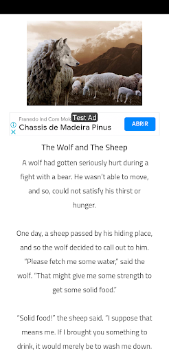 Android application Great English Stories screenshort