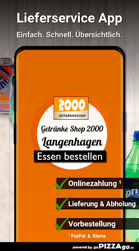 Android application Getränke Shop 2000 Langenhagen screenshort