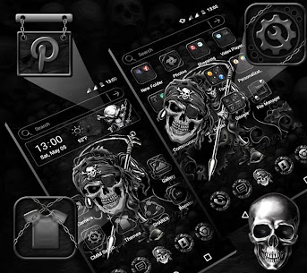 برنامج Skull Devil Launcher Theme مهكر 2026 أخر إصدار APK مجانًا 3