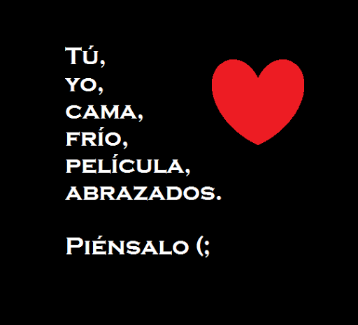 Android application indirectas de amor screenshort