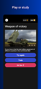 Weapon of victory - Quiz game