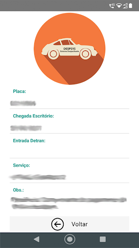 DESPSYS App Screen 2