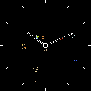Space Watchface and Widget Screenshot