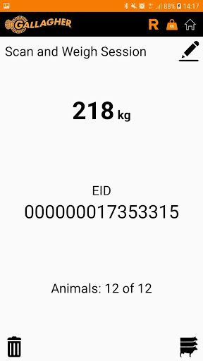 Gallagher Weight Capture