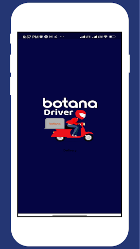 Android application botana delivery partner screenshort
