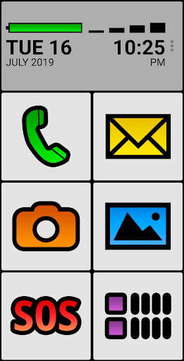 Android application BIG Launcher screenshort